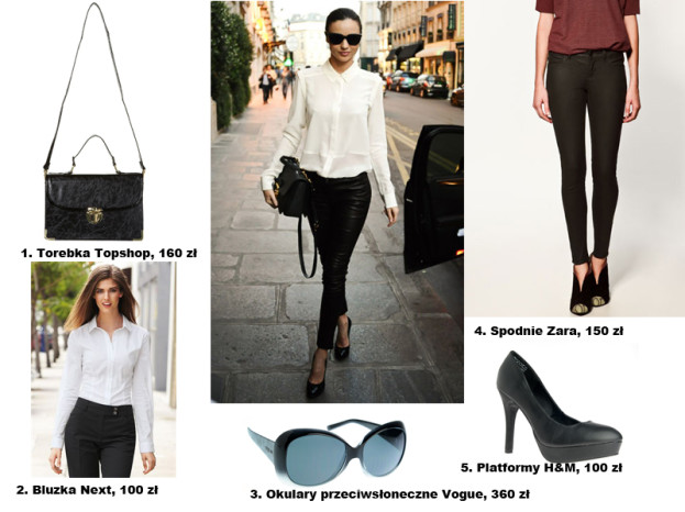 W stylu gwiazdy: w czerni i bieli jak Miranda Kerr