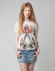 T-shirty z nadrukami Bershka