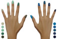 OPI, 5-kolorowe ombre