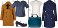 Płaszcz Topshop 349 zł, Bluzka H&M 99,90 zł, Buty United Nude wzór, Koszula Top Secret 119 zł, Płaszcz Top Secret 299 zł, Torba Zara 599 zł