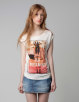 T-shirty z nadrukami Bershka
