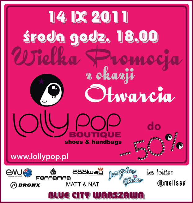 Nowa lokalizacja i wielka promocja   otwarcie Lolly Pop Boutique
