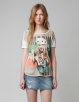 T-shirty z nadrukami Bershka