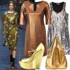 Moda z wybiegów: metaliczny błysk
