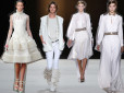 Moda z wybiegów: biały