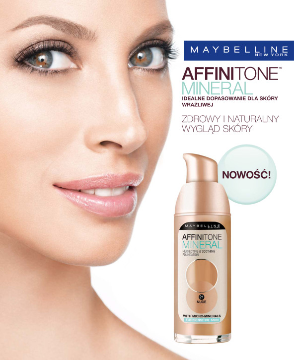 W poszukiwaniu podkładu idealnego: Maybelline Affinitone Mineral