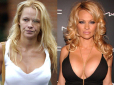 makijaż gwiazd, bez makijażu, gwiazdy bez makijażu, gwiazdy bez photoshopa, brzydkie gwiazdy, celebrytki bez makijażu ,Pamela Anderson