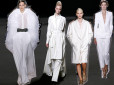 Moda z wybiegów: biały