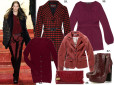 Moda z wybiegów: bordo