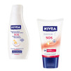 Nivea SOS, regenerujący balsam do ciała (Cena: 11 zł, 250 ml), regenerujący balsam do rąk (Cena: 7 zł, 75 ml)