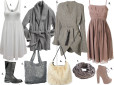 1.	Sukienka Bobi wzór 2. Sweter H&M 79,90 zł 3. Buty Gino Rossi 699 zł 4. Torba Nixon 159 zł 5. Sweter Stefanel 415 zł 6. Torba H&M 79,90 zł 7. Szalik Gatta wzór 8. Sukienka Solar 499 zł 9. Buty Deezee.pl 159 zł