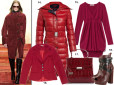 Moda z wybiegów: bordo