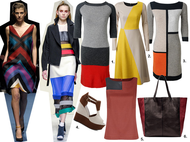 Moda z wybiegów: geometria