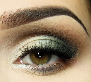 Maquiagem: Verde e Brown