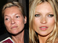 makijaż gwiazd, bez makijażu, gwiazdy bez makijażu, gwiazdy bez photoshopa, brzydkie gwiazdy, celebrytki bez makijażu ,Kate Moss
