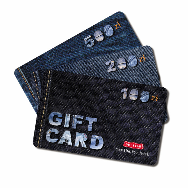 Big Star Gift Card prezent na ostatnią chwilę SNOBKA