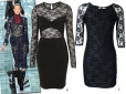 Moda z wybiegów: czarna koronka