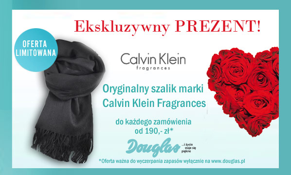 Promocja: ekskluzywny szalik Calvin Klein gratis