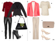 Tunika Dorothy Perkins 69 zł, Marynarka Answear.com 359 zł, Spodnie Sara Berman 1200 zł, Torebka Goshico 250 zł, Buty Deezee.pl 159 zł, Marynarka River Island 199 zł, Spodnie Mango 129 zł, Bluzka Solar 199 zł, Torebka Ochnik 329 zł, Buty Zara 199 zł